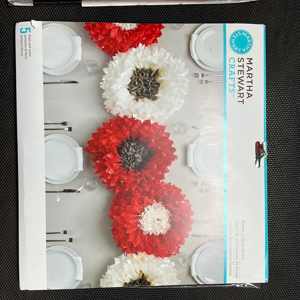 Martha Stewart‘s flower pom-pom kit